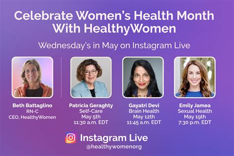 Celebrate Women’s Health Month With Healthywomen Healthywomen