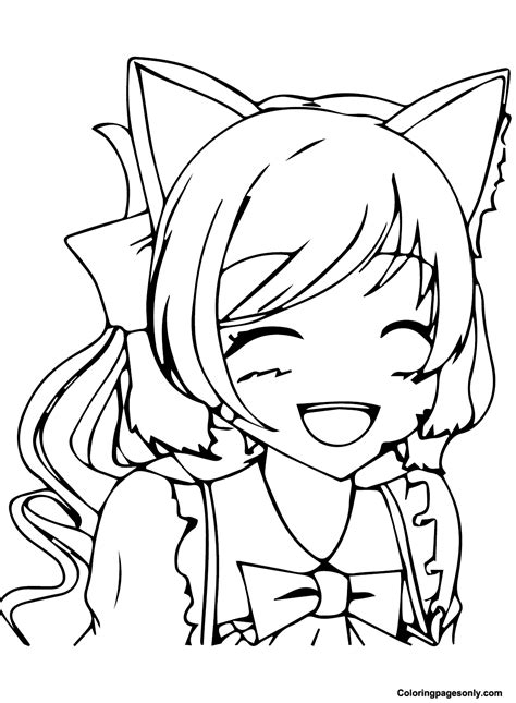 Aphmau Anime Coloring Pages Free Printable Coloring Pages Sexiz Pix