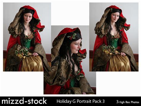 Holiday Goddess Portrait Pack3 By Mizzd Stock On Deviantart