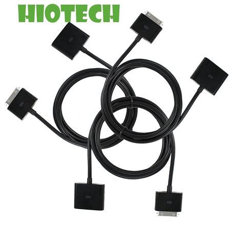 Black3pc Hiotech Dock Extension Cable 30 Pin Male To Female Dock