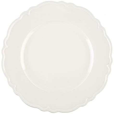 White Scalloped Charger Plate Hobby Lobby 1527704 Charger Plates