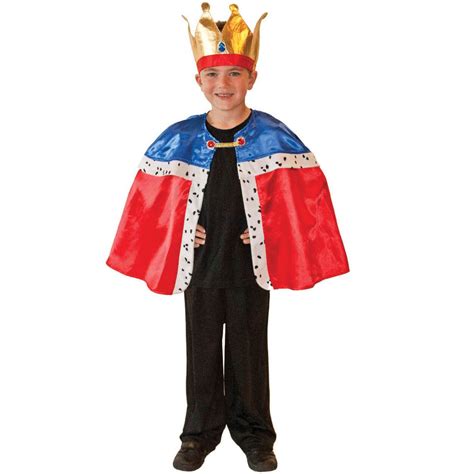 زي تنكري بشكل رداء وتاج الملك للأطفال أزياء الحفلات التنكرية بارتي سنتر Ksa 2024