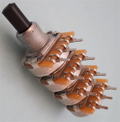 The potentiometers or the pots, as it is commonly known in the electric circles, is a three terminal variable resistor. Potentiometer Switch