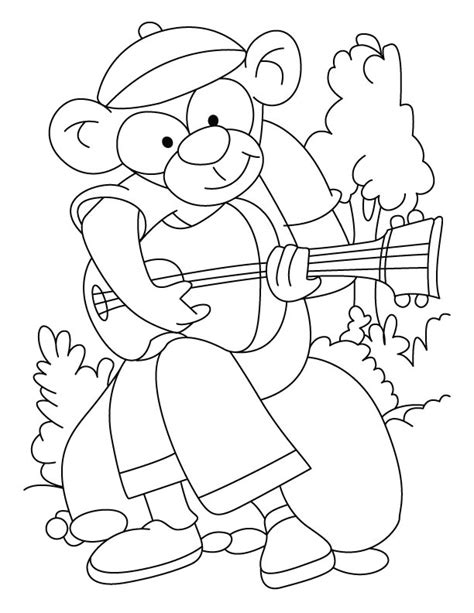 Home > puzzles and games > free printable color by number coloring pages. Rockstar monkey coloring pages | Download Free Rockstar ...