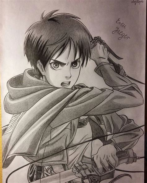 Eren Yeager Drawing Skill