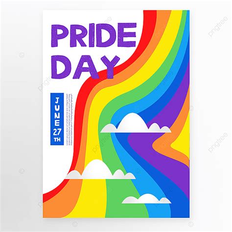Rainbow Pride Day Poster Template Download On Pngtree