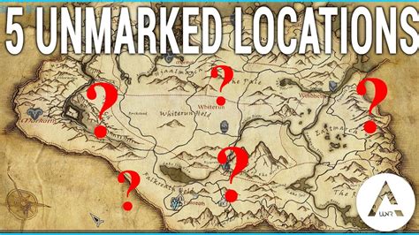 Unmarked map of the united states | map of the united. 5 Unmarked Locations - Skyrim Special Edition - YouTube