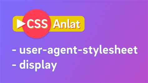 stylesheet agent user