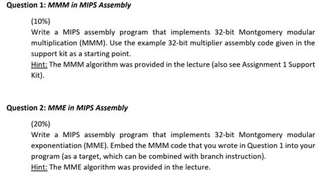 Solved Question Mme In Mips Assembly Write A Mips Chegg Com
