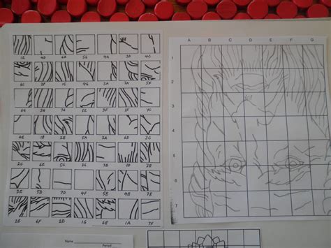 Mystery Grid Drawing Art Project Deer