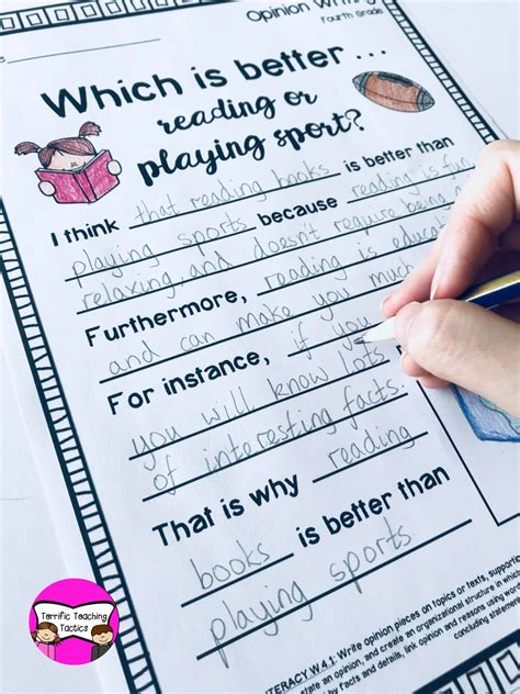 4th Grade Writing Prompts Worksheets