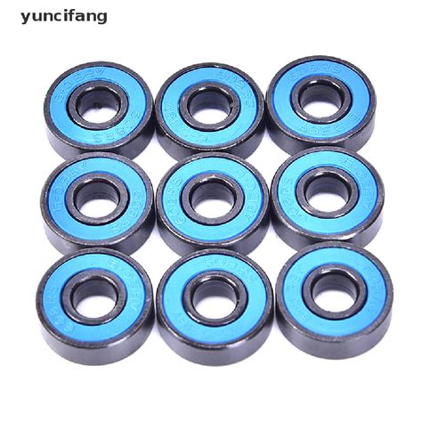 Yuncifang 10pcsset 608 2rs Bearing Deep Groove Steel Sealed Ball