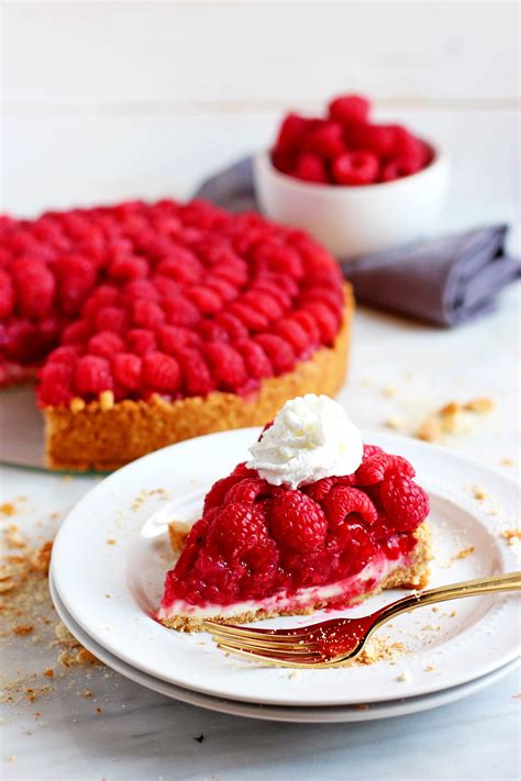 No Bake Raspberry Pie There Perfect No Fuss Summer Dessert