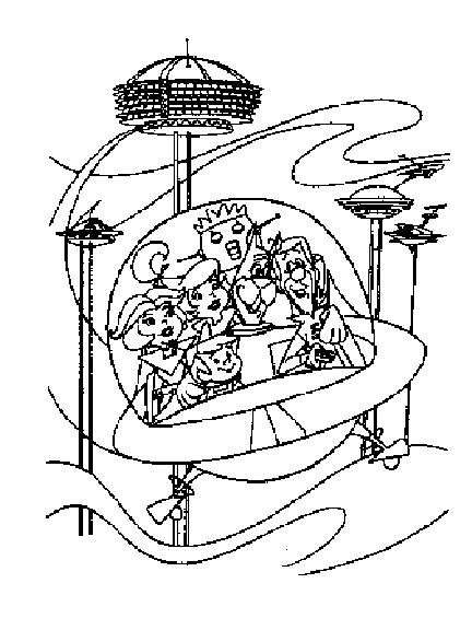 Jetsons Coloring Page Coloring Home