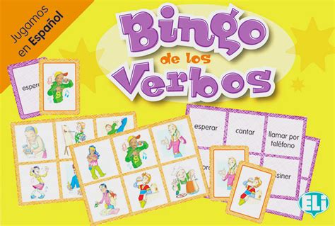 Bingo De Los Verbos 66 Karten 36 Spielbretter Lehrerhandreichung