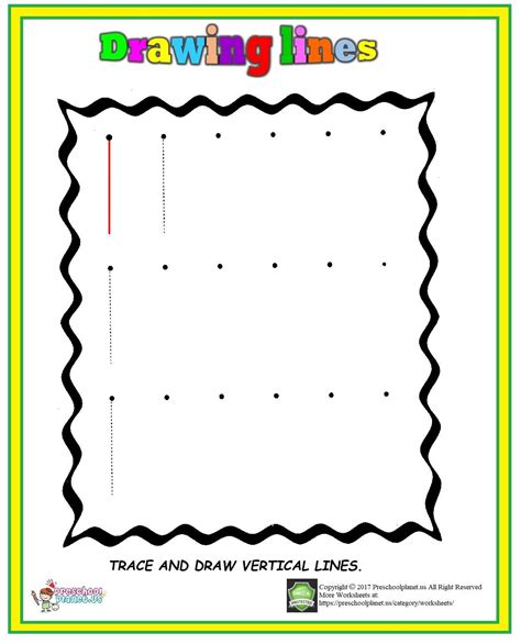 Tracing Vertical Lines Worksheets Name Tracing Generator Free
