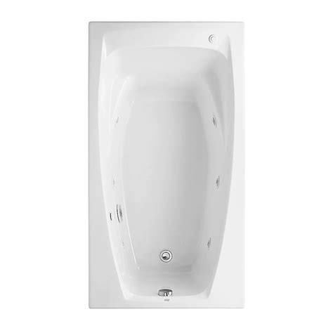 American Standard Colony 5 Ft Whirlpool Bathtub With Reversible Drain