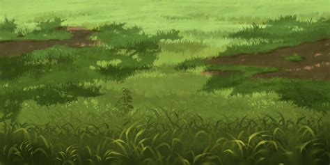 Artstation Studio Ghibli Ish Grass Study