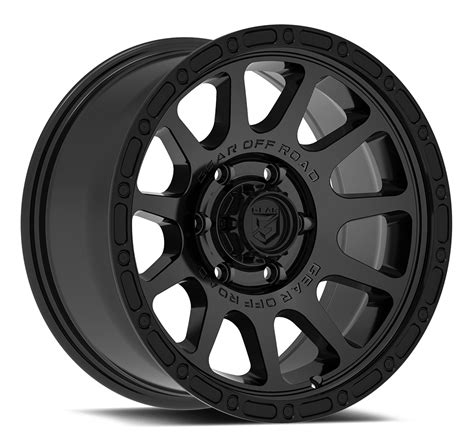 Gear Off Road Proto Call 760sb Wheels Rims 17x85 6x55 6x1397 Black