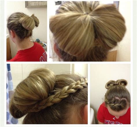 Bow Updo With French Braided Bangs Braided Bangs French