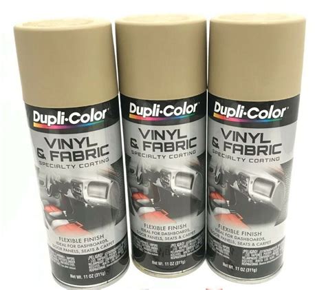 Duplicolor Hvp108 3 Pack Vinyl And Fabric Spray Paint Desert Sand 11
