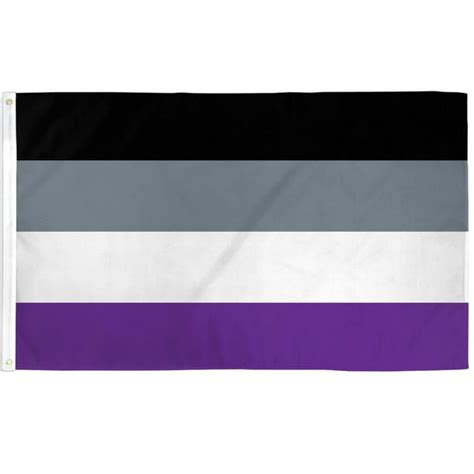 2x3 Asexual Waterproof Flag Gay Pride Lgbtq Outdoor Banner Polyester