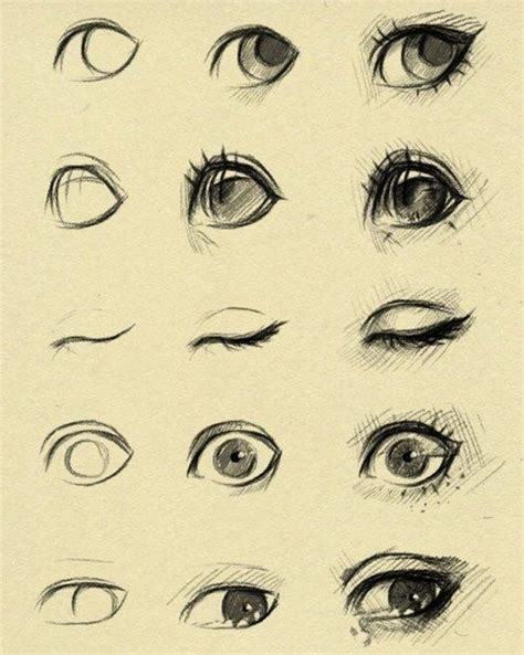 Рисунок милые глаза для детей