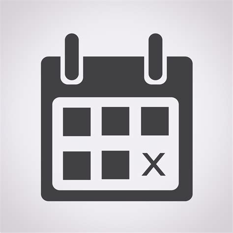 calendar icon symbol sign 632204 Vector Art at Vecteezy