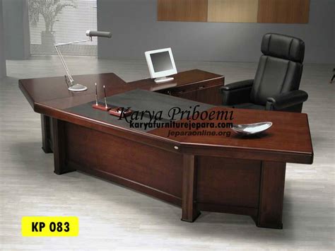 Jual Meja Kantor Presiden Kayu Jati Jepara Terbaru