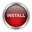 Install Button Icon — Stock Vector © Sarahdesign85 70279909