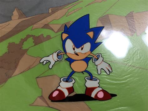 Naoto Ohshima Shares Photo Of His Animation Cell From Sonic Cd