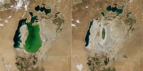 The Aral Sea Was Once The 4th Largest Lake In The World Now Its