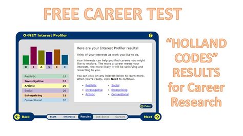 How To Take A Free Career Test With Holland Codes