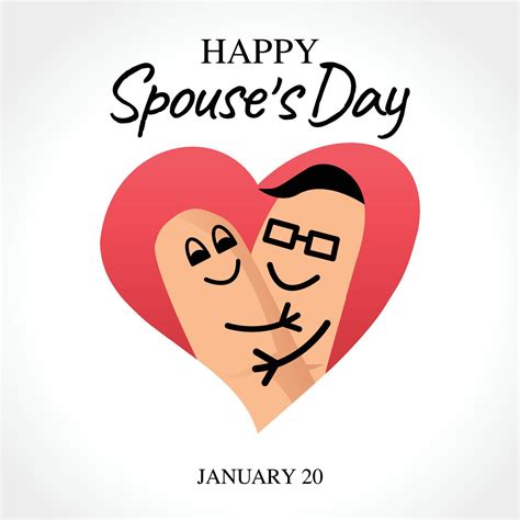 Happy Spouse Day Vector Illustration Vector Art At Vecteezy