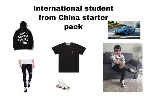 International Student From China Stater Pack Rstarterpacks Starter