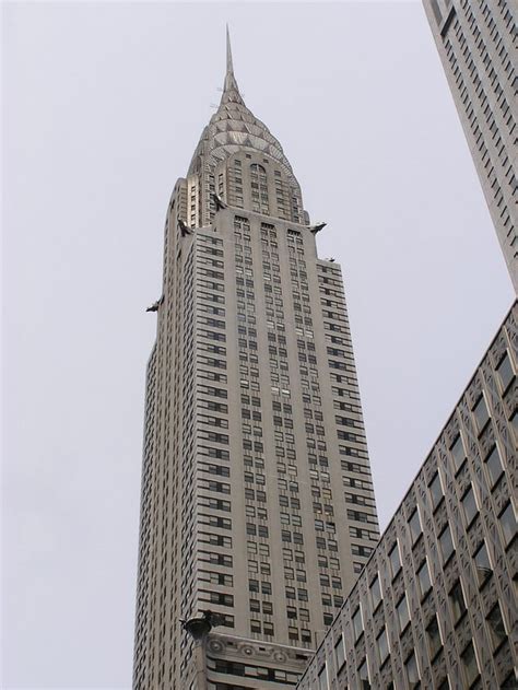 Chrysler Building New York Classic Art Deco Style 77 Floors 1046 Ft