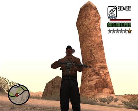 Grand Theft Auto San Andreas Easter Egg Interestingly Shaped Rock