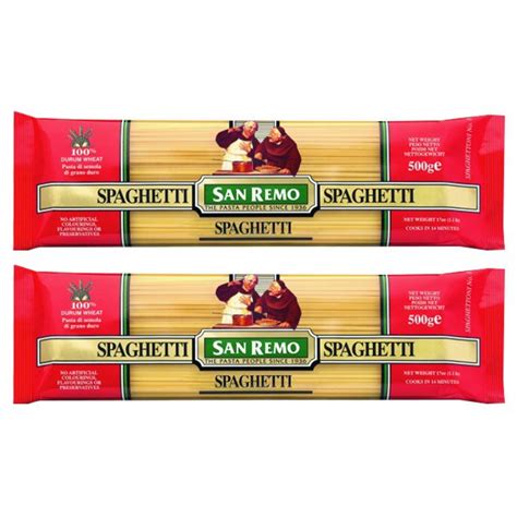 Jual San Remo Spaghetti Pasta Pasta Spaghetti 500gr Indonesiashopee