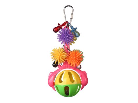 Spinning Rattle Hanging Toy Fine Feather Llc