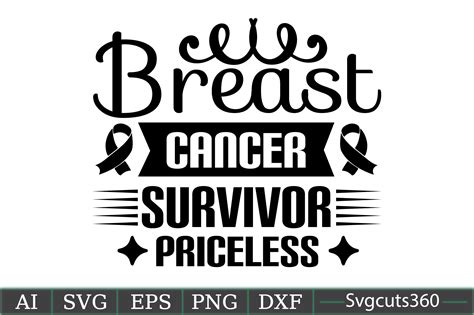 Breast Cancer Survivors Priceless Graphic By Svgcuts360 · Creative Fabrica