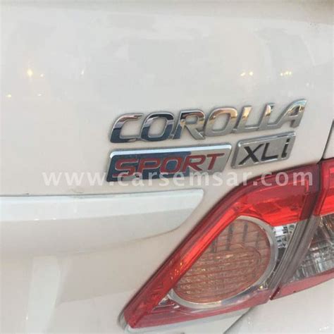 Super white 2013 toyota corolla s 26/34 city/highway mpg awards: 2013 Toyota Corolla XLi 1.6 for sale in Qatar - New and used cars for sale in Qatar