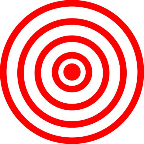 Red Target Png Free Unlimited Png Download