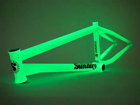 Sunday Bikes Soundwave V3 2020 Bmx Frame Glow In The Dark