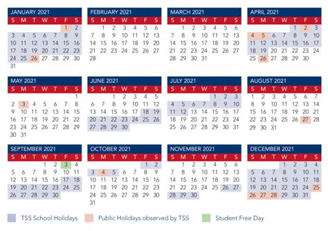 Simple monthly planner and calendar for january 2021. Calendar | The Southport School