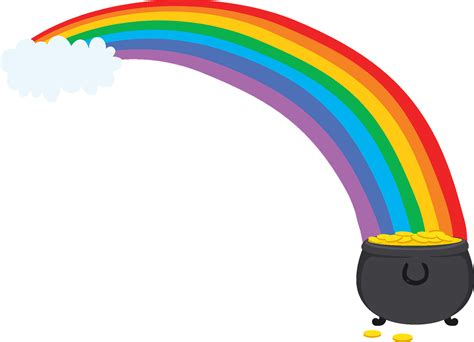 Pot Of Gold Rainbow Png Free Image Png All Png All