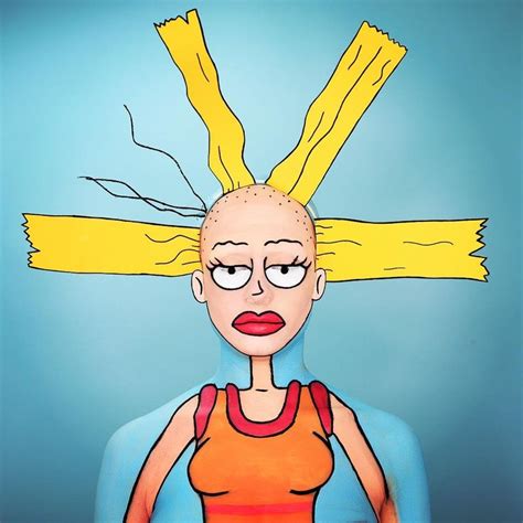 25 A Talented Makeup Artist Turns Herself Into Cartoon Characters And