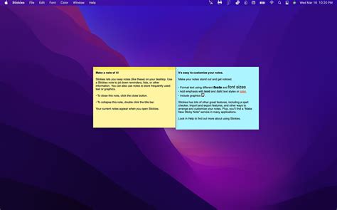 How To Use Sticky Notes For Mac