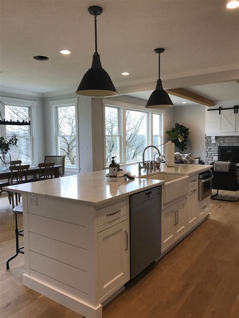 Experience kitchens designed by fx. Pendant lights above an island. The size of pendants ...