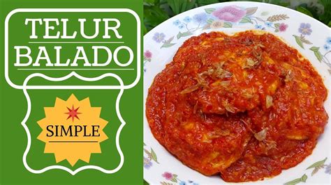 Jangan lupa tambahkan bango kecap manis pada sambal baladonya agar sajianmu semakin. RESEP TELUR BALADO PEDAS DAN ENAK - YouTube