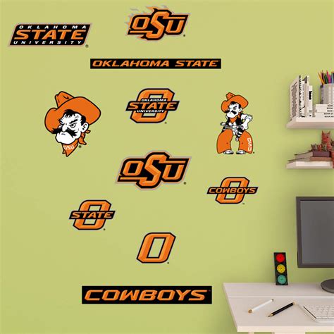 Oklahoma State Cowboys Team Logo Assortment Wall Decal Shop Fathead
